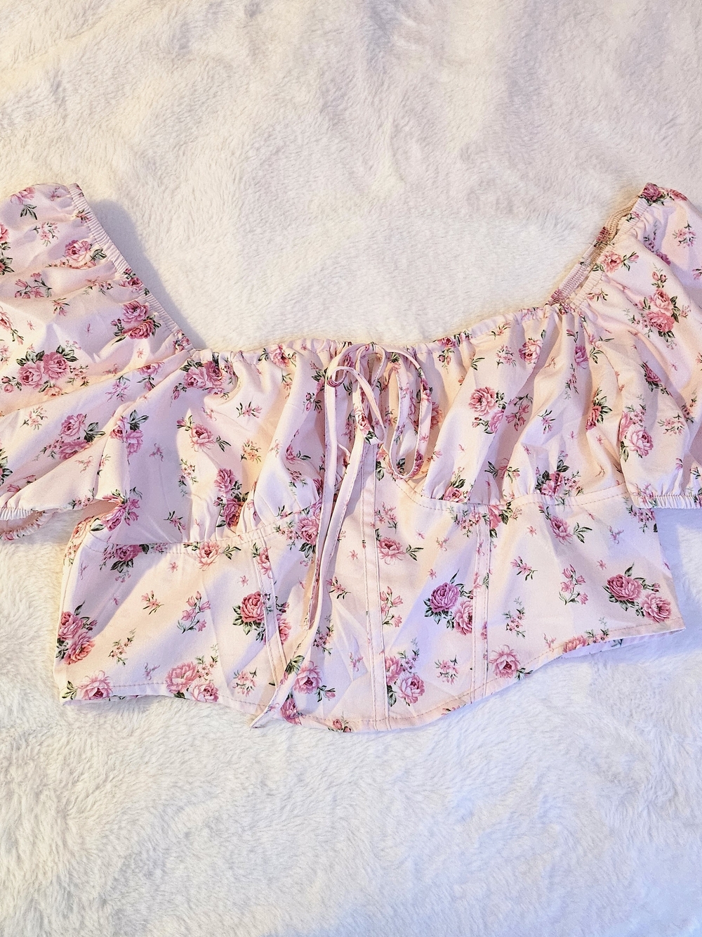 SHEIN Lilac Floral Top - Light Purple